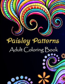 Front cover_Paisley patterns adult coloring book