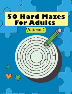 Couverture_50 Hard Mazes For Adults Volume 1