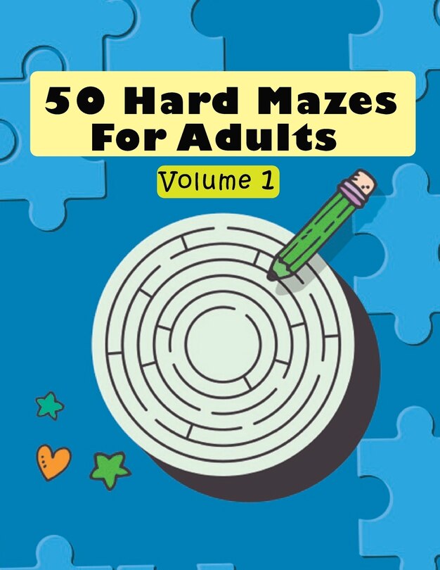 Couverture_50 Hard Mazes For Adults Volume 1