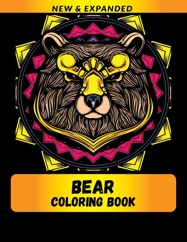 Front cover_Bear Coloring Book (New & Expanded)