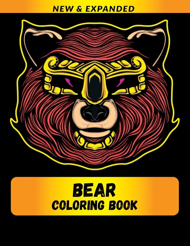 Front cover_Bear Coloring Book (New & Expanded)