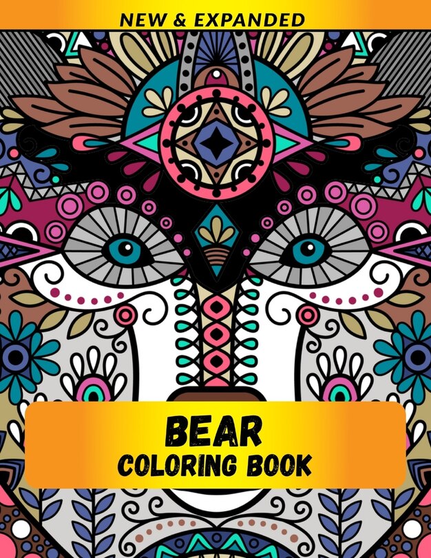 Front cover_Bear Coloring Book (New & Expanded)