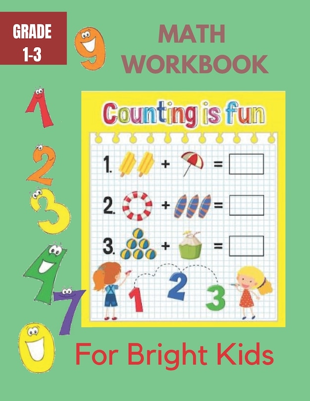 Front cover_Math Workbook For Bright Kids
