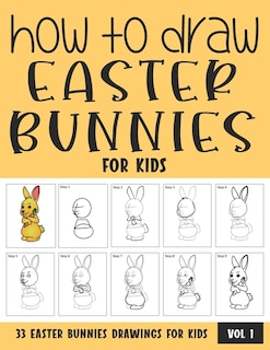 How to Draw Easter Bunnies for Kids - Vol 1