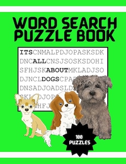 Front cover_It's All About Dogs Word Seach Puzzle Book