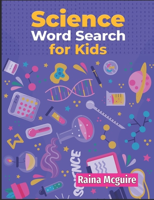 Front cover_Science Word Search for Kids