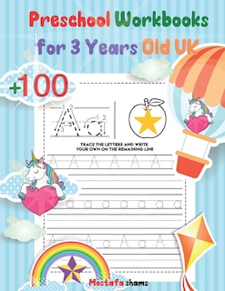 Front cover_Preschool Workbooks for 3 Years Old UK