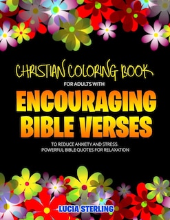 Front cover_Christian Coloring Book for Adults with Encouraging Bible Verses to Reduce Anxiety and Stress