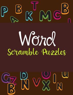 Front cover_Word Scramble Puzzles