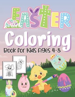 Couverture_Easter Coloring Book For Kids Ages 4-8