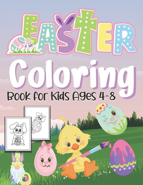 Couverture_Easter Coloring Book For Kids Ages 4-8