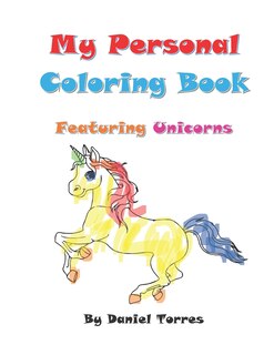 Couverture_My Personal Coloring Book featuring Unicorns