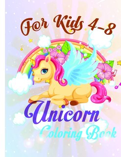 Front cover_Unicorn Coloring Book