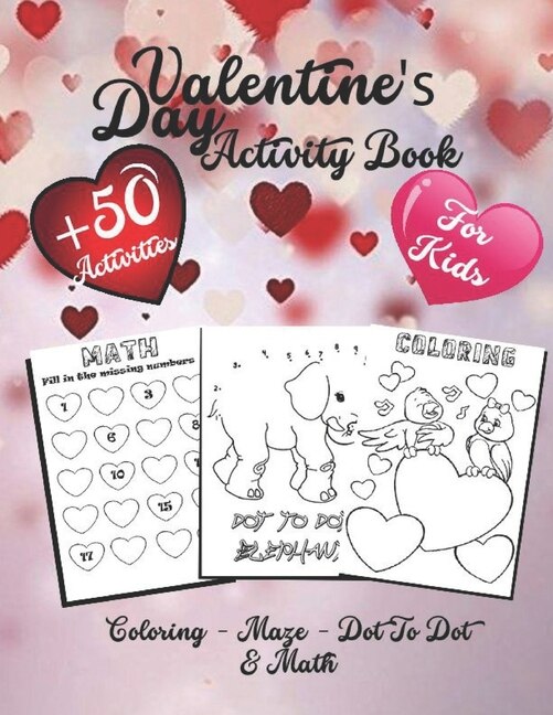 Couverture_Valentine's Day Activity Book For Kids