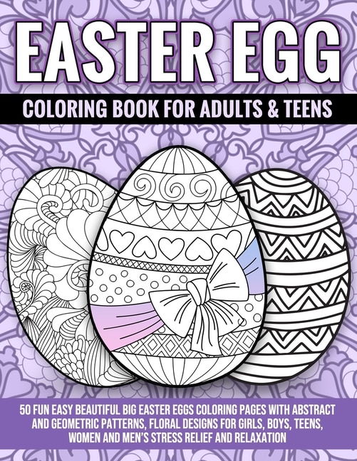 Couverture_Easter Egg Coloring Book For Adults & Teens
