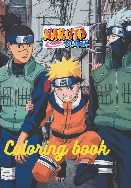 Front cover_Naruto Coloring Book