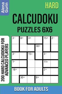 Front cover_Hard Calcudoku Puzzles 6x6 Book for Adults