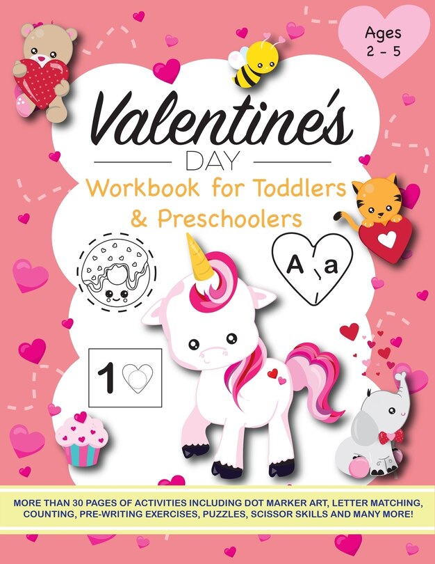 Couverture_Valentine's Day Workbook for Toddlers and Preschoolers