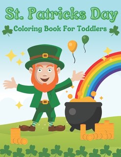 Front cover_St. Patricks Day Coloring Book For Toddlers