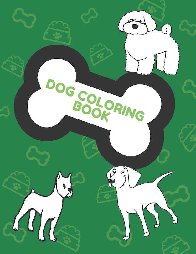 Front cover_Dog Coloring Book