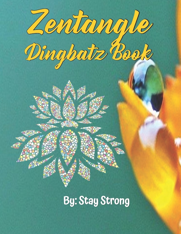Zentangle Dingbatz Book: Very Simple Zentangle Patterns, Abstract Shapes Coloring Book