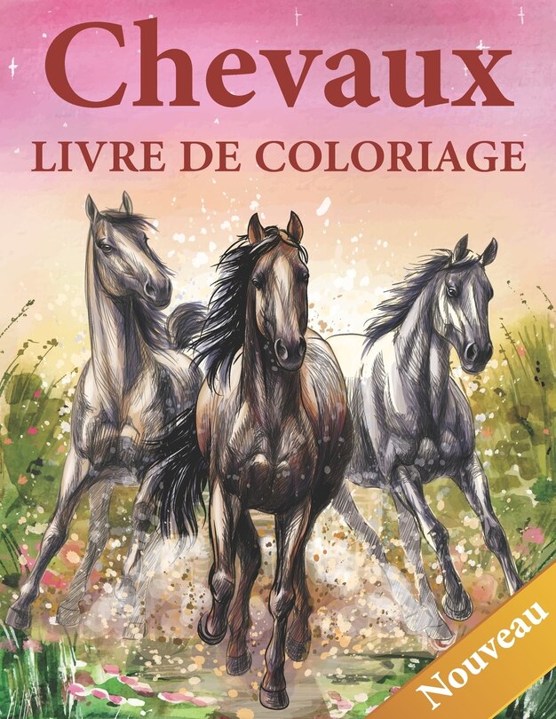 Couverture_Livre de coloriage Chevaux