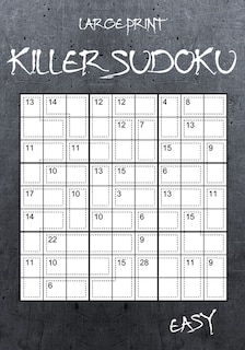 Couverture_Large Print Easy Killer Sudoku