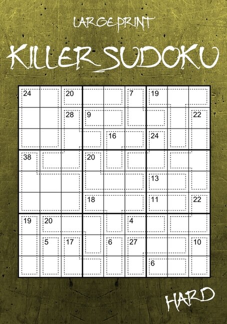 Front cover_Large Print Hard Killer Sudoku