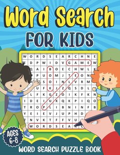 Front cover_Word Search for Kids Ages 6-8