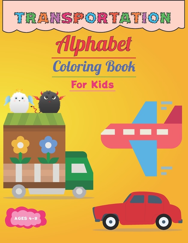 Front cover_Transportation Color By Alphabet