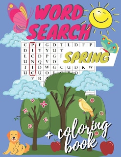 Couverture_Spring Word Search + Coloring Book