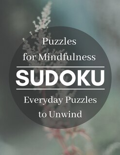 Couverture_Puzzles For Mindfulness Sudoku