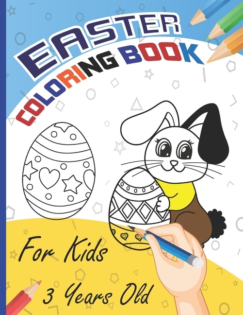 Easter Coloring Book for Kids 3 Years Old: Fun easter eggs activity coloring book gifts for kids Toddlers & Preschool