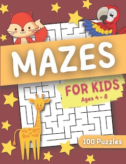 Couverture_Mazes For Kids Ages 4-8