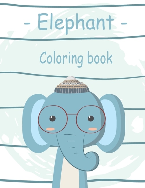 Front cover_Elephant Coloring Book