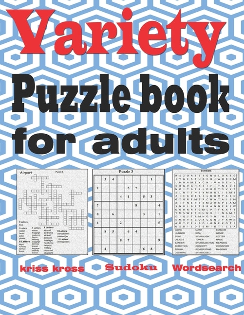 Front cover_Variety puzzle book for adults