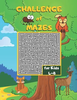 Couverture_Challenge of Mazes for Kids 4-8