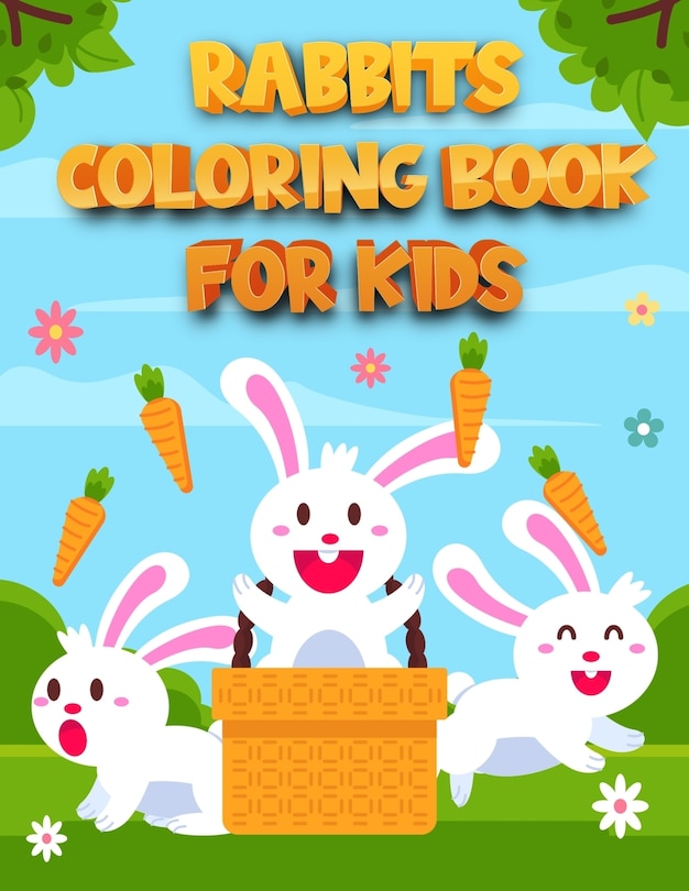 Couverture_Rabbits Coloring Book for Kids