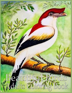 Front cover_Beautiful Birds Adult Coloring Book