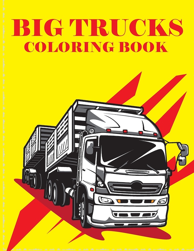 Front cover_Big Trucks Coloring book
