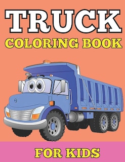 Front cover_Truck coloring book for kids