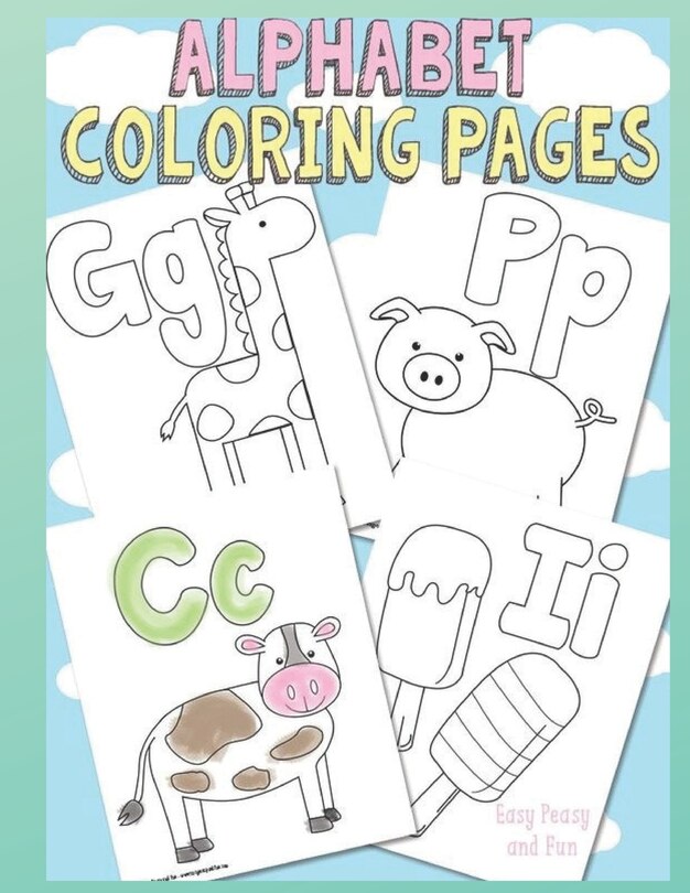 Front cover_Alphabet Coloring Pages
