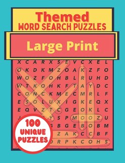 Front cover_Themed Large Print Word Search Puzzles