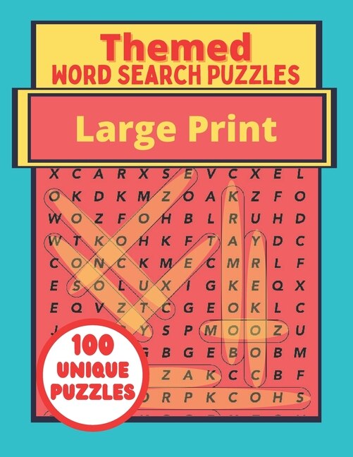 Front cover_Themed Large Print Word Search Puzzles