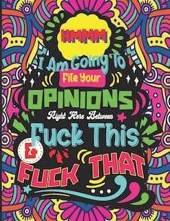 Front cover_Dark Humor Coloring Book For Adults
