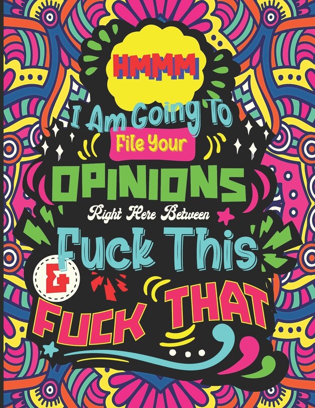 Front cover_Dark Humor Coloring Book For Adults