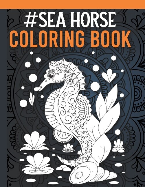 Front cover_Seahorse Coloring Book