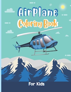 Front cover_Airplane Coloring Book For Kids