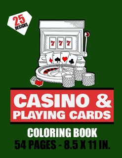 Couverture_Casino & Playing cards Coloring Book - 54 pages - 8.5x11in