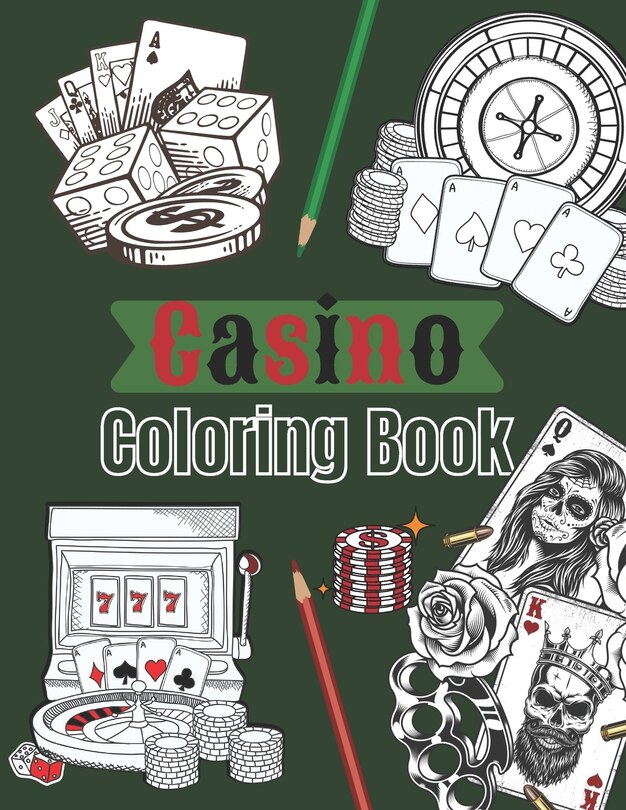 Front cover_Casino Coloring Book